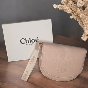 Chloe Parfum Blush Pink Wristlet/Cosmetic Pouch - New